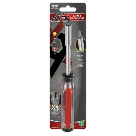 Mighty Maxx Screwdriver Magnetic 4in1 083-12714